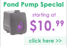Pond Pump Sale